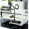 Houder voor tablet om deze vast te maken aan de tafel, buro, plank of boeken kast