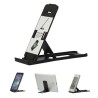 Standaard die handig inklapbaar is voor tablet PC's en smartphones
