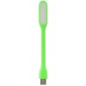 Groen buigbaar USB led lampje om aan te sluiten op de USB poort