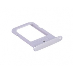 Zilver Pearl SIM kaart houder voor de Samsung Galaxy S6 Edge