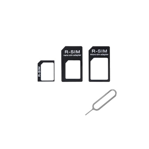 SIM kaart adapter set voor Micro SIM, Nano SIM of gewone SIMkaart