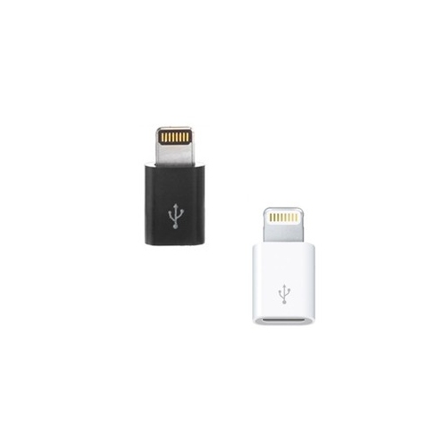 Adapter die Micro USB omzet naar iPhone 13, 12, 11, X, 8, 7, 6,