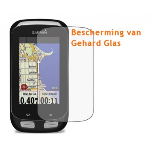 Harde krasbestendige glazen screenprotector voor de Garmin Edge 1000 Harde krasbestendige glazen screenprotector voor de Garmin Edge 1000