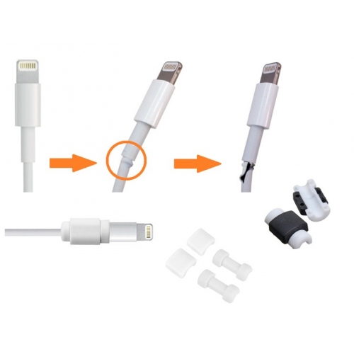 Kabel bescherming tegen knakken van de USB kabel