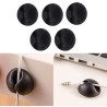  	Set van 6 zwarte kabel zelfklevende kabel organizers