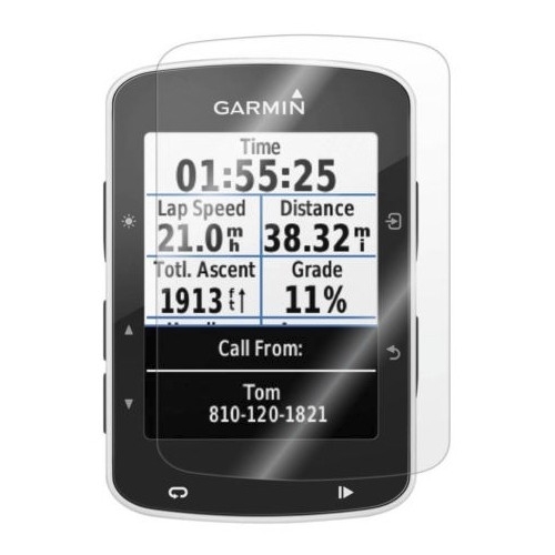 Screenprotector folie voor het scherm van de Garmin Edge 520 Screenprotector folie voor het scherm van de Garmin Edge 520