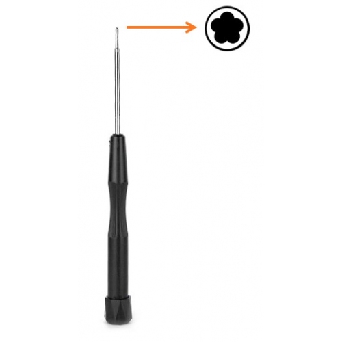 Pentalobe schroevendraaier voor de schroeven aan de onderkant van de iPhone Pentalobe schroevendraaier voor de schroeven aan de onderkant van de iPhone