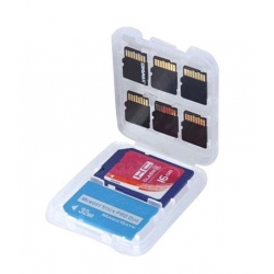 Beschermdoosje om SD, MS en Micro SD kaartjes in te bewaren