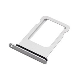 Zilverkleurige vervangende SIM kaart houder voor de iPhone 8