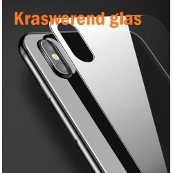 Glazen achterkant bescherming voor de iPhone X tegen krassen