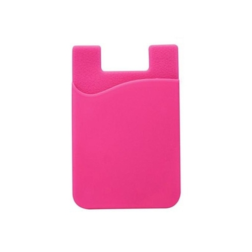 Fel roze pinpas houder voor op de achterkant van de smartphone voor pasje Fel roze pinpas houder voor op de achterkant van de smartphone voor pasje