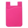 Fel roze pinpas houder voor op de achterkant van de smartphone voor pasje
