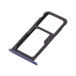 Blauwe vervangende houder voor de SIM kaart voor de Huawei P10 Lite