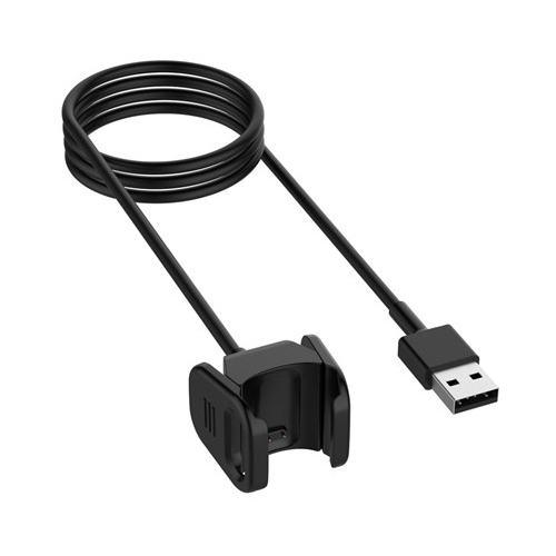 USB kabel om de Fitbit Charge 3 op te laden en synchroniseren USB kabel om de Fitbit Charge 3 op te laden en synchroniseren